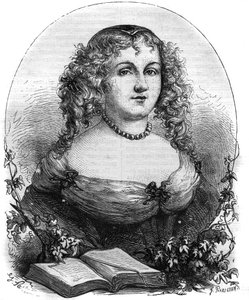 耶路撒冷的伊莎贝尔二世（Yolande de Brienne）的肖像，耶路撒冷女王（1212-1228）和神圣帝国的弗雷德里克二世的妻子。莫里斯-拉夏尔的《教皇史》（......）中的雕版，历代王后国王和皇帝的罪行 作者 法语学校