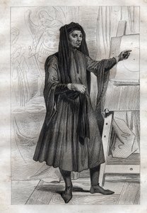 意大利画家乔托-迪-邦多内（Ambrogiotto di Bondone）的画像 作者 法语学校