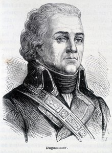 Jacques François Coquille dit Dugommier的肖像，法国将军（1738-1794）--载于亨利-马丁的《法国历史》。 作者 法语学校