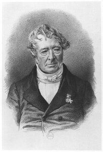 Jean-Jacques Champollion（1778-1867）的肖像名为Champollion-Figeac，由Lemercier＆Co印刷 作者 法语学校