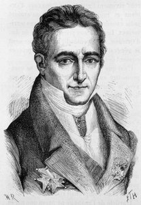 法国政治家维尔勒伯爵让-巴蒂斯特（Jean-Baptiste）的肖像（1773 - 1854）--载于亨利-马丁的《法国历史》。 作者 法语学校