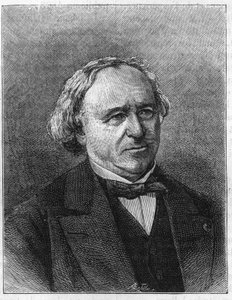 让-巴蒂斯特（Jean-Baptiste）-杜马（1800-1884）的肖像，法国化学家，1832年中央艺术和制造业学校的创始人。 作者 法语学校