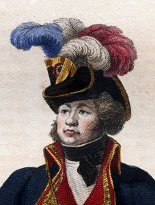Jean Baptiste Kleber（1753-1800）的肖像，法国将军。 作者 法语学校