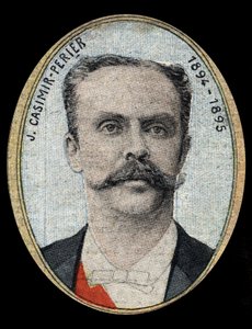 法兰西共和国总统让-卡西米尔-佩里尔（Casimir Perrier，Casimir Perrier，Casimir-Perrier）（1847-1907）的肖像。 作者 法语学校