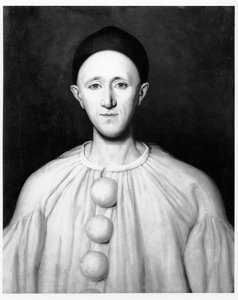 Jean Charles Deburau（1829-73）肖像作为皮埃罗