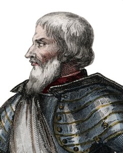 Jean II The Maingre（Le Meingre）（1366-1421）的肖像，名为Boucicaut，法国元帅。 作者 法语学校