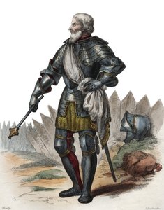 Jean II The Maingre（Le Meingre）（1366-1421）的肖像，名为Boucicaut，法国元帅。 作者 法语学校