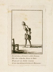 Jean Philippe Rameau的肖像（1683-1764） 作者 法语学校