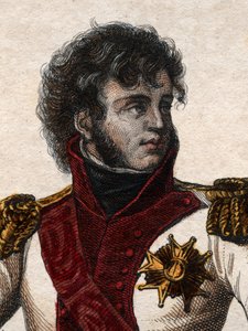 Joachim Murat（1767-1815），法国元帅和海军上将的肖像。 作者 法语学校