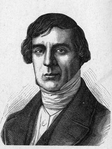Jules Barthelemy Saint - Hilaire Saint Hilaire（圣希莱尔）（1805 - 1895）的肖像，法国学者和政治家--载于《科学专辑；杰出的科学家；伟大的发现》1896。 作者 法语学校