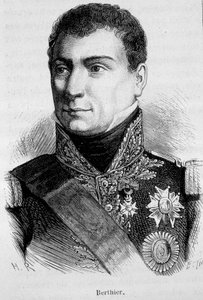 法国元帅路易-亚历山大（Louis-Alexandre）-贝尔蒂埃（1753 - 1815）的肖像--载于亨利-马丁的《法国历史》。 作者 法语学校