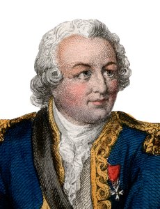 Louis Antoine，Comte de Bougainville（1729-1811），法国海军上将和探险家的肖像。 作者 法语学校