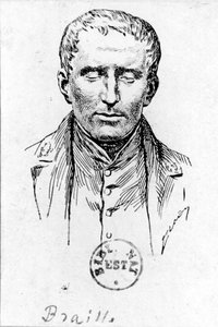 Louis Braille的肖像（1809-1852） 作者 法语学校