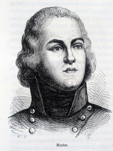 法国将军路易-拉扎尔-霍赫（1768-1797）的画像--载于亨利-马丁的《法国历史》。 作者 French School
