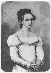 Maria Wereszczaka的肖像 作者 法语学校