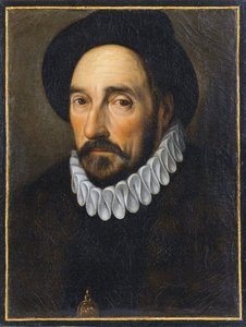 Michel de Montaigne的肖像 作者 法语学校