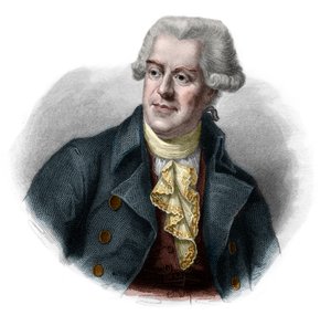 Pascal（Pasquale）Paoli（1725-1807）科西嘉爱国者和领导人的肖像。 作者 法语学校