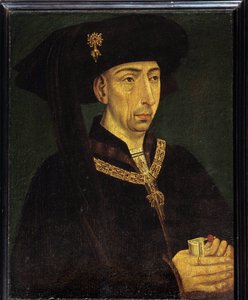 Portrait of Philip III of Burgundy called Philip the Good (1396-1467) Duke of Burgundy, founder of the Golden Fleece Anonymous painting of the French School 作者 法语学校