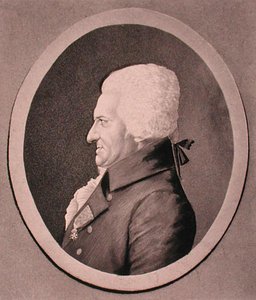 皮埃尔-亚历山大-蒙西尼（1729-1817）的肖像，由埃德蒙-奎内代（1756-1830）刻制（雕刻）。 作者 法语学校
