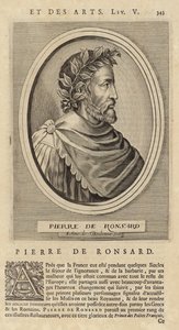 Pierre de Ronsard的肖像 作者 法语学校