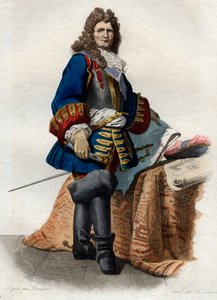 Sebastien the Prestre，Marquis de Vauban（1633-1707），法国元帅的肖像。 作者 法语学校