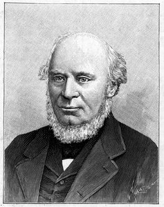 约翰-福勒爵士（1817-1898）的画像，英国工程师。 作者 法语学校
