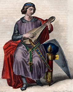 Theobald I（1201-1253）的肖像，出生时的香槟伯爵（作为Theobald IV）和1234年的纳瓦拉国王。 作者 法语学校