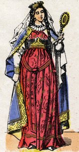 乌尔托戈特（死于566-567年之后）的画像，法国女王和丘尔德贝特一世的妻子。 作者 法语学校