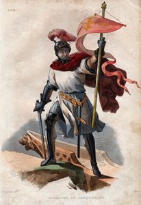 征服者威廉一世的肖像（1027-1087），诺曼底公爵和英格兰的第一个诺曼王。 作者 法语学校