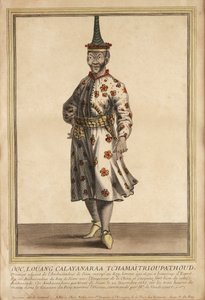 1685年路易十四的暹罗大使之一的肖像 作者 法语学校