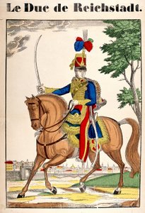 莱希施塔特公爵，拿破仑二世，皇帝拿破仑一世的儿子（1769-1821）的肖像。埃皮纳尔的图片 作者 法语学校