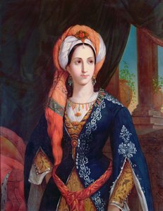 女演员Mlle Rachel饰演Roxanne角色扮演的角色，Jean Racine饰演的Bajazet（1639-99）