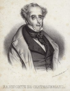 Chateaubriand子爵的画像 作者 法语学校