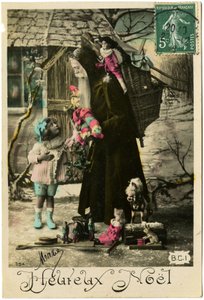 Postcard: Happy Christmas, Mary (printed paper) 作者 法语学校