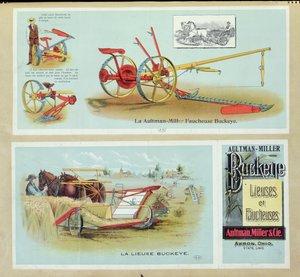 海报广告Aultman-Miller Buckeye Binders and Reapers，结束于19世纪 作者 法语学校