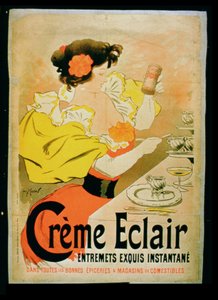 海报广告Creme Eclair即时甜点