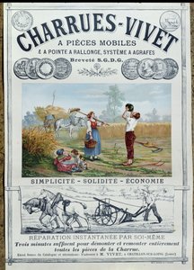 我的招贴广告犁，c.1891