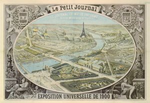Le Petit Journal出版的海报，于1900年在巴黎宣传世界博览会