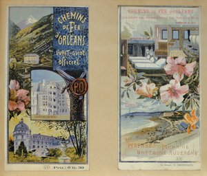 宣传Chemin de Fer dOrleans的海报，c.1900-05