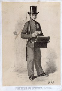 邮差，1865年 作者 法语学校