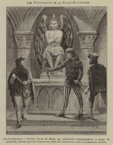 Precursors of Freemasonry: the Luciferians (engraving) 作者 法语学校