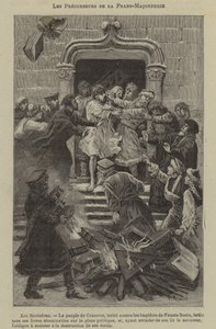 Precursors of Freemasonry: the Socinians (engraving) 作者 法语学校