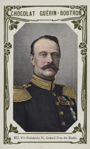 弗雷德里克二世亲王，Grand Duc de Bade（彩色照片） 作者 法语学校