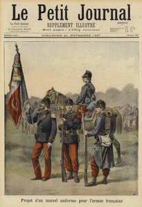 为法国军队提出的新制服，1897年 作者 法语学校