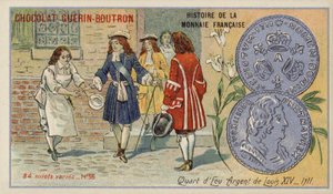 Quarter ecu of Louis XIV 作者 法语学校