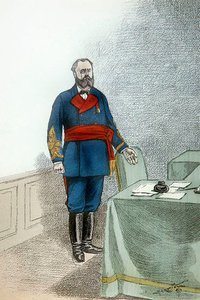 拉乌尔-里戈，约1872年（彩色平版印刷）。 作者 法语学校
