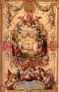 Regence Gobelins挂毯，饰有Don Quixote的故事，1717-18年 作者 法语学校