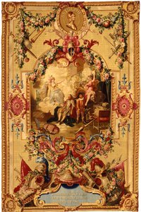 Regence Gobelins挂毯，饰有Don Quixote的故事，1717-18年 作者 法语学校