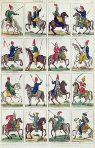 俄罗斯骑兵的区域单位，c.1812-14 作者 法语学校