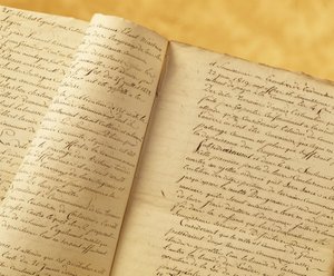 法国一个城市的登记簿。18世纪。 作者 法语学校